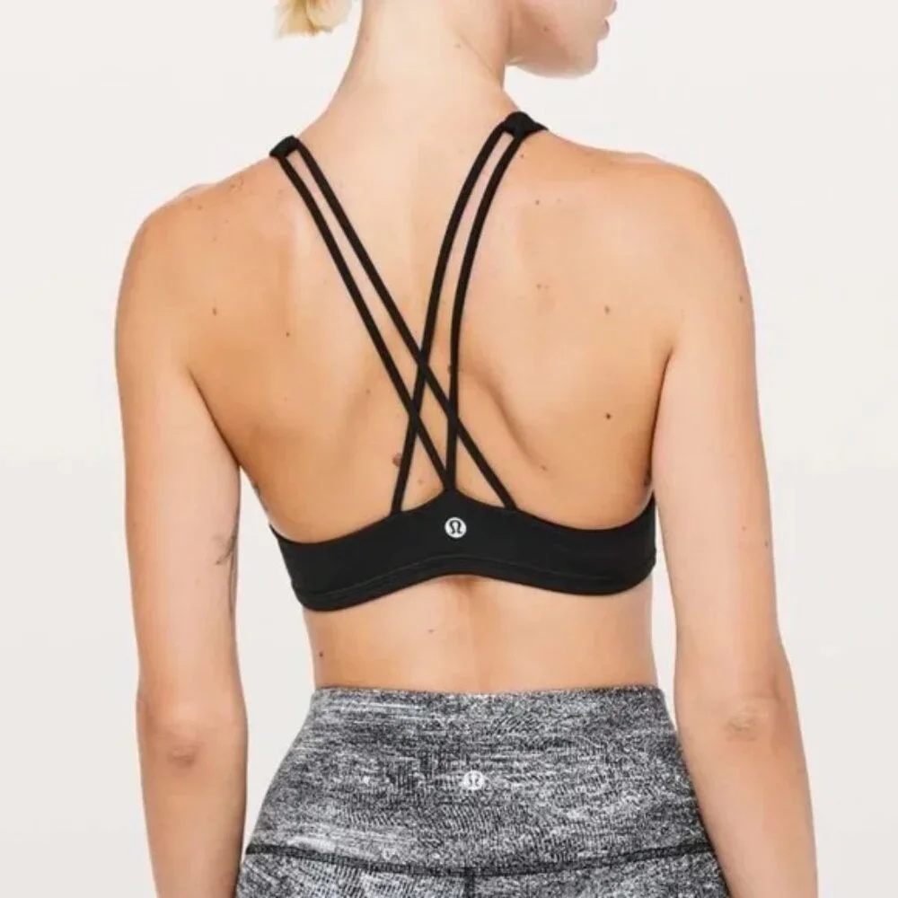 New Lululemon Black Free To Be Hi-Neck Bra *Luxtreme - Picture 6 of 6